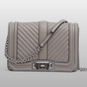 Rebecca Minkoff Chevron Quilted Love Crossbody
